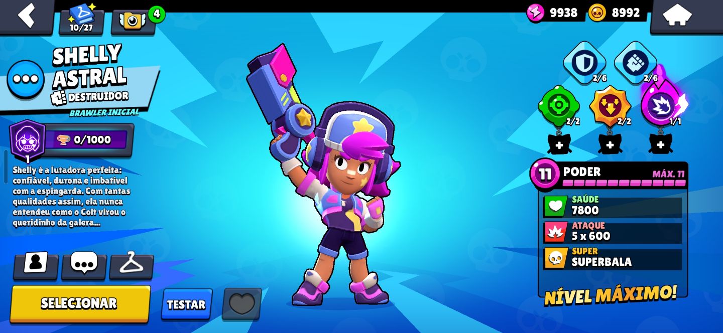 CONTA BRAWL STARS COM 16.485 TROFÉUS | 47 BRAWLERS | 80 GEMAS | 9K MOEDAS | ETC