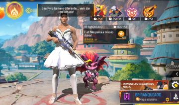 CONTA FREE FIRE PARA SEGUNDARIA OU INCIANTES COM A SKIN DO FX MT7.