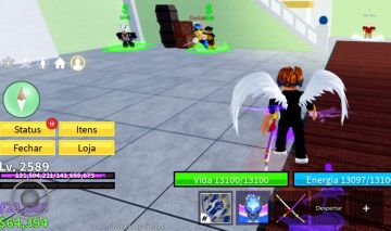 Conta Blox Fruits End Game | Lv. 2589 | Sanguine Art | Cursed Dual Katana
