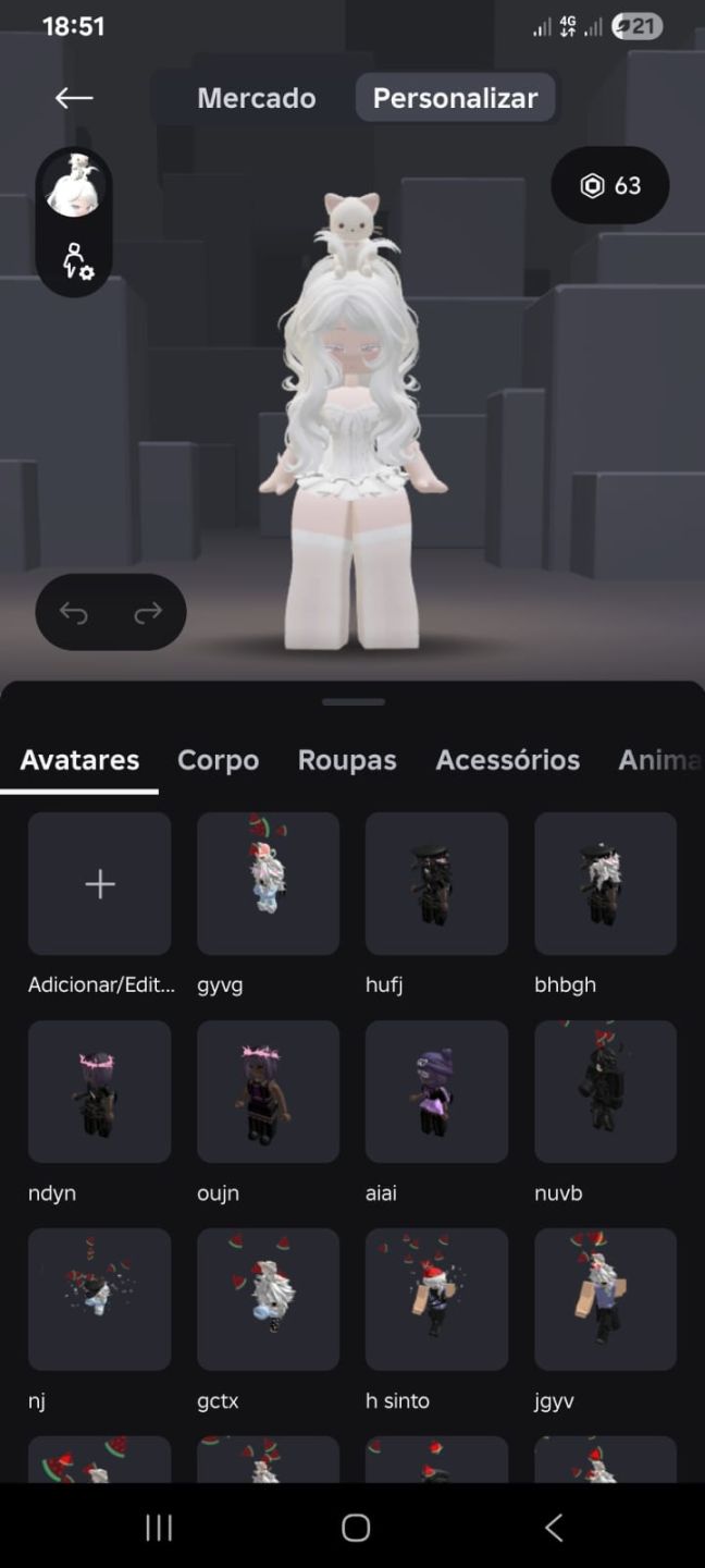 CONTA DE ROBLOX GEMADA