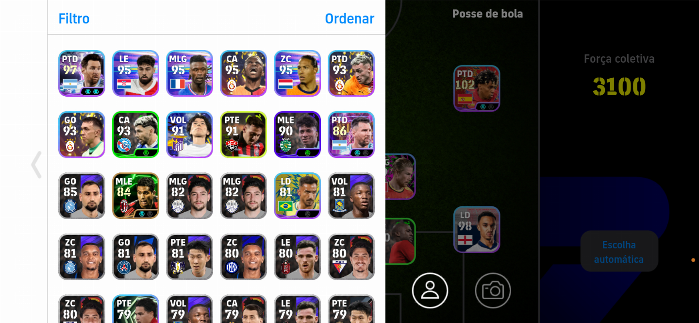 CONTA DE EFOOTBALL COM DOUE
