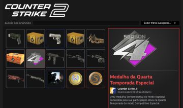 Contas CS2 Full Acesso Prime + Premier + Medalhas