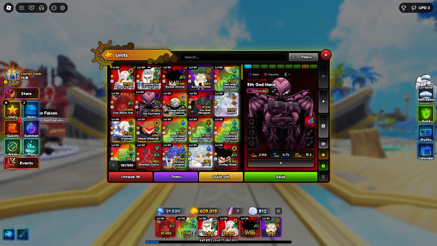 Conta OP Anime expedition(17 Unbonds,Itachi e sovereing shiny)
