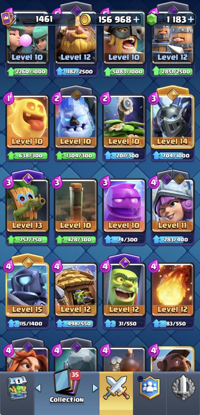 Conta de Clash Royale arena 30