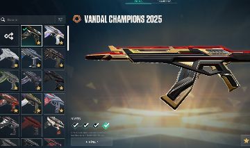 CONTA DE VALORANT PACOTE CHAMPIONS 2025 E PACOTE VCT 2025
