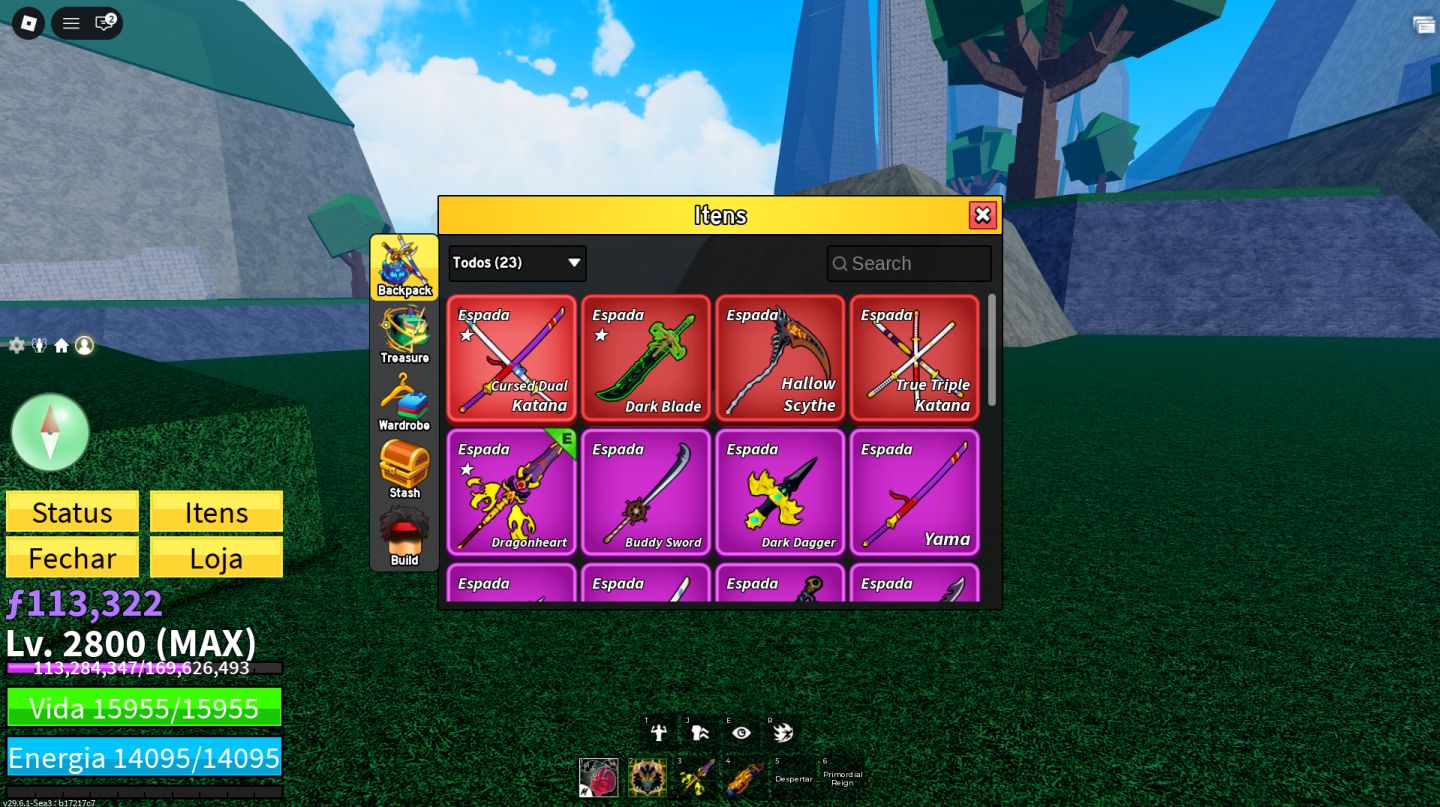 CONTA BLOX FRUITS COM DRAGON PERMANENTE!!!