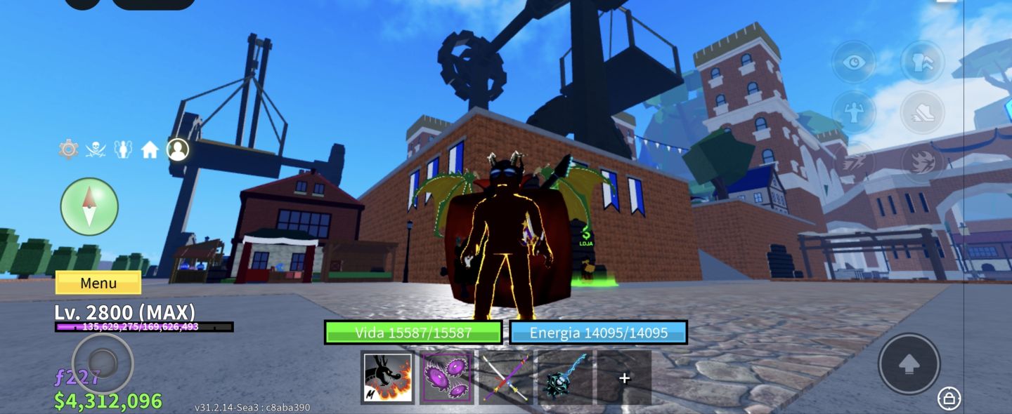 MELHOR CONTA DE BLOX FRUIT COM O MELHOR PREÇO