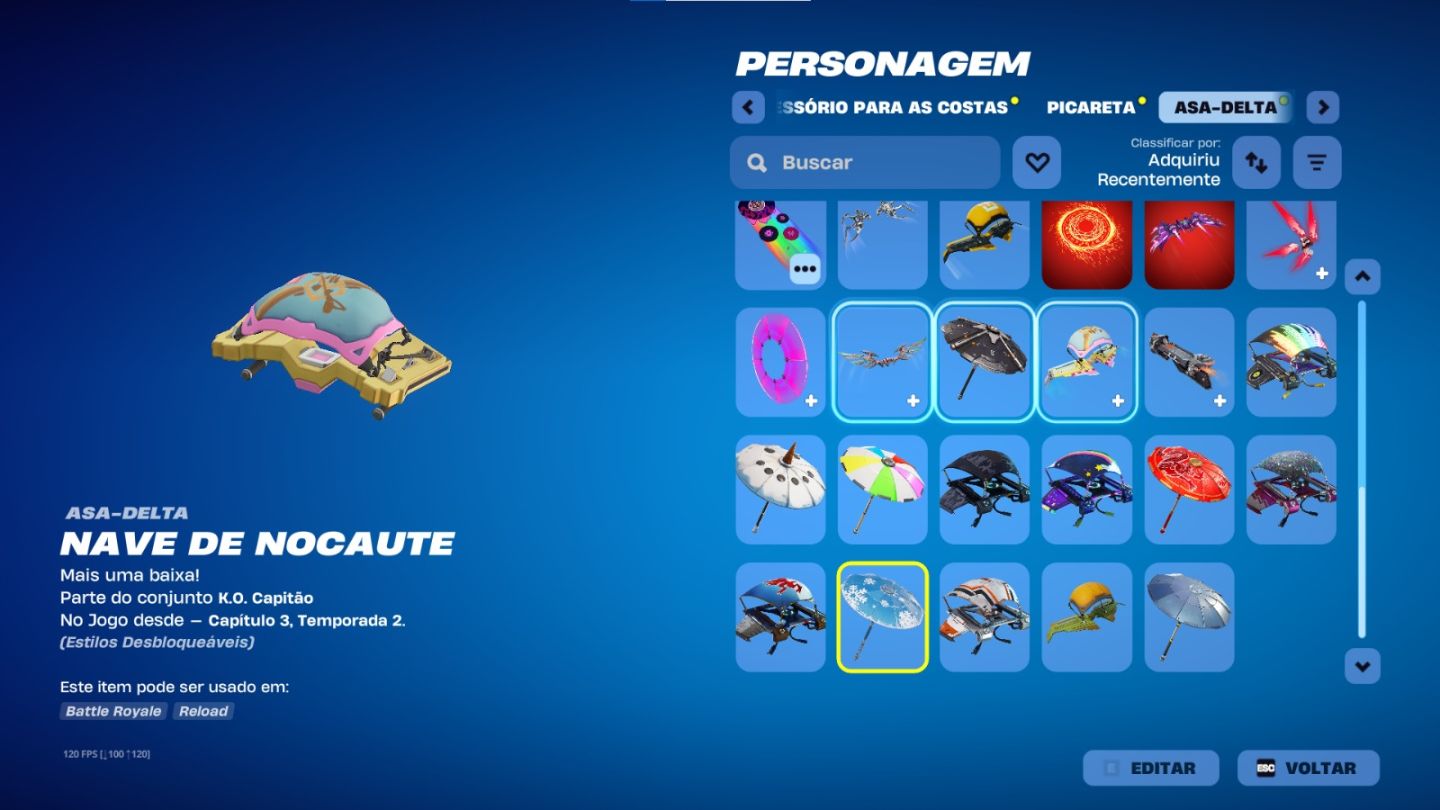 CONTA FORTNITE SEASON 2,3 ETC