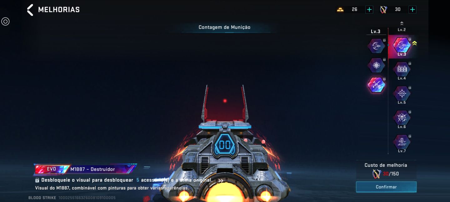 Conta blood strike impecável na barbadaa
