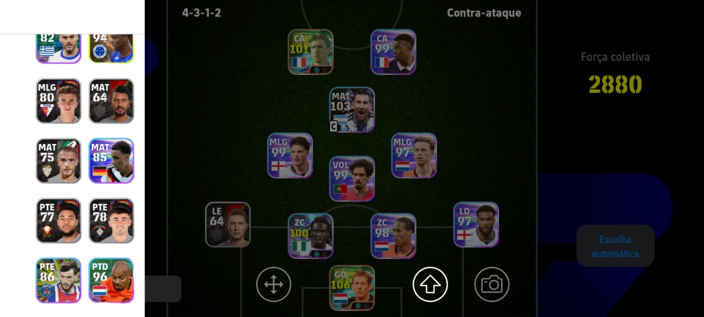 Conta iniciante efootball - yaya toure + forlan