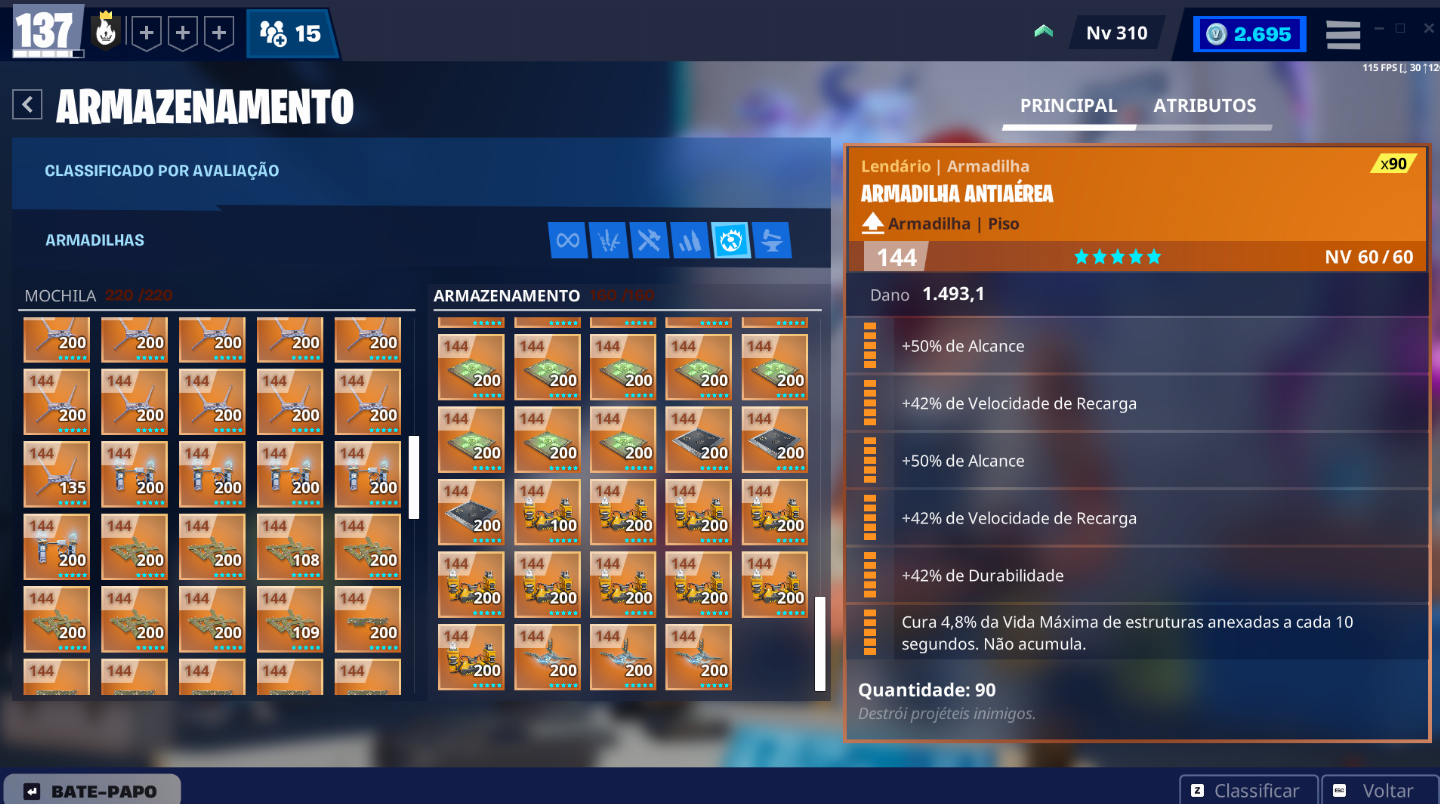CONTA FORTINITE, 176 SKINS (MINTY AXE) E SALVE O MUNDO FUNDADOR PODER 137