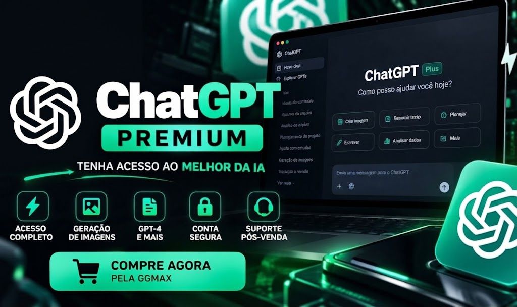 ChatGPT Plus | 1 Mês Grátis | Conta com Oferta para Ativação | Entrega Rápida