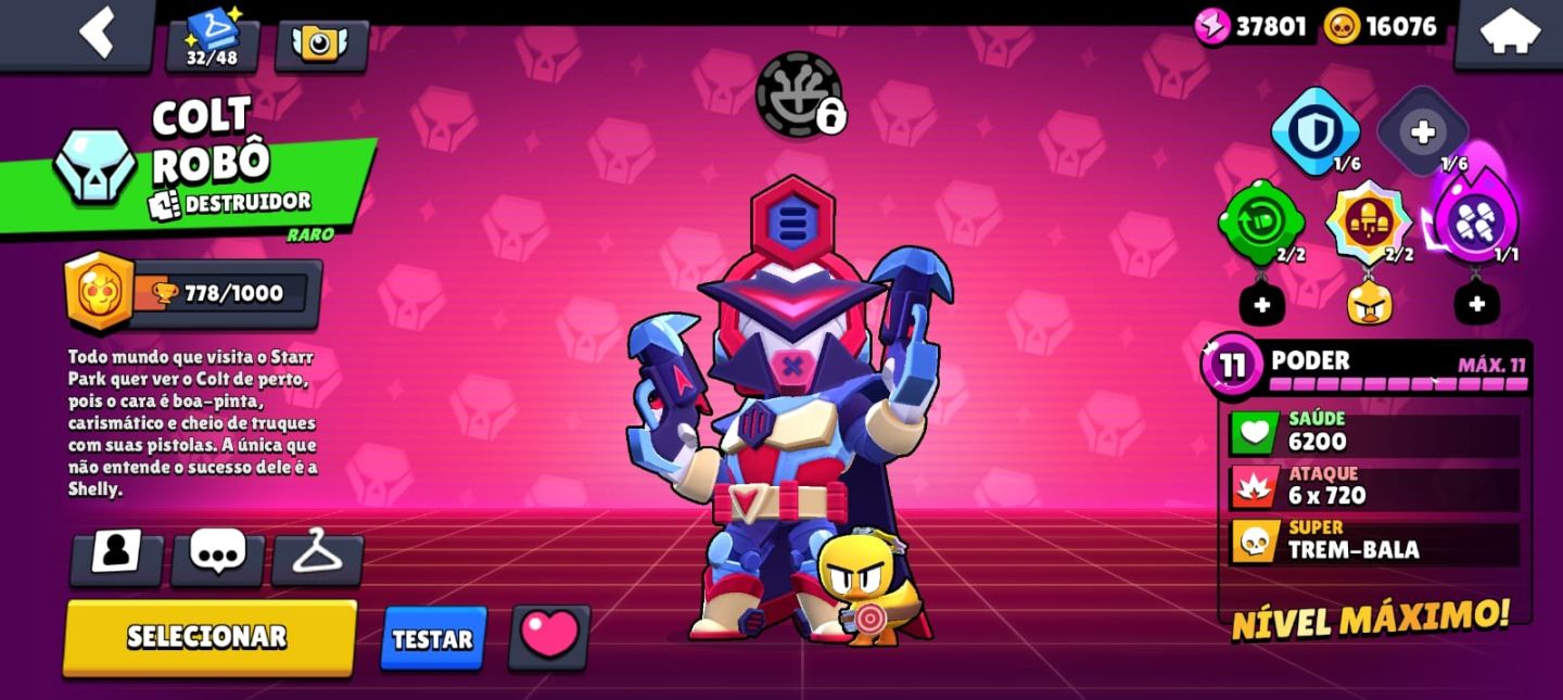 Conta do brawl stars com o primeiro passe com muitas skins lendárias