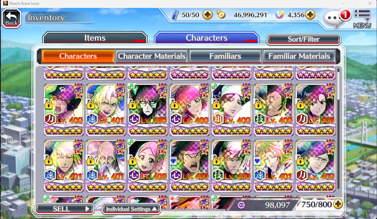 Conta Bleach Brave Souls Guild Rank S