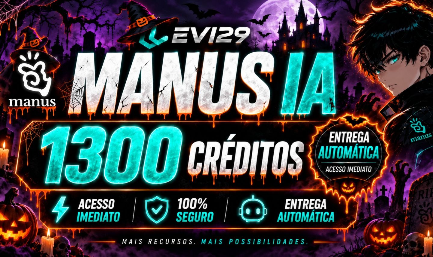 (MAIS BARATO) CONTA MANUS IA 1300 CRÉDITOS | ENTREGA AUTOMÁTICA
