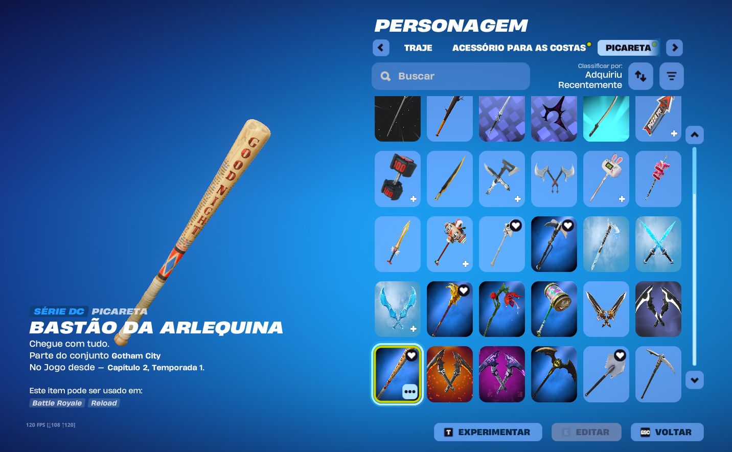 FORTNITE 54 SKINS | BATMAN + DC | MUITAS SKINS COMPRADAS