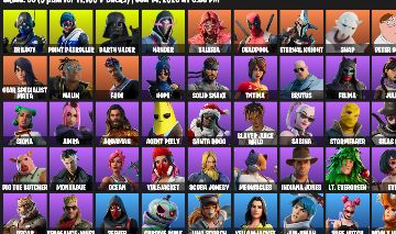 Conta focada em skins e emotes raros + 300vbucks
