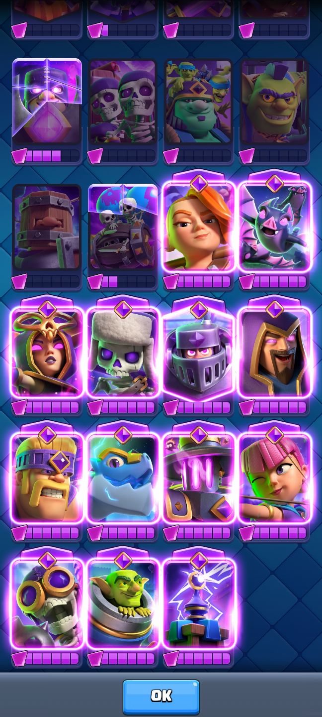 Conta de Clash Royale Upada, com 10K de troféus e com muitas evoluções