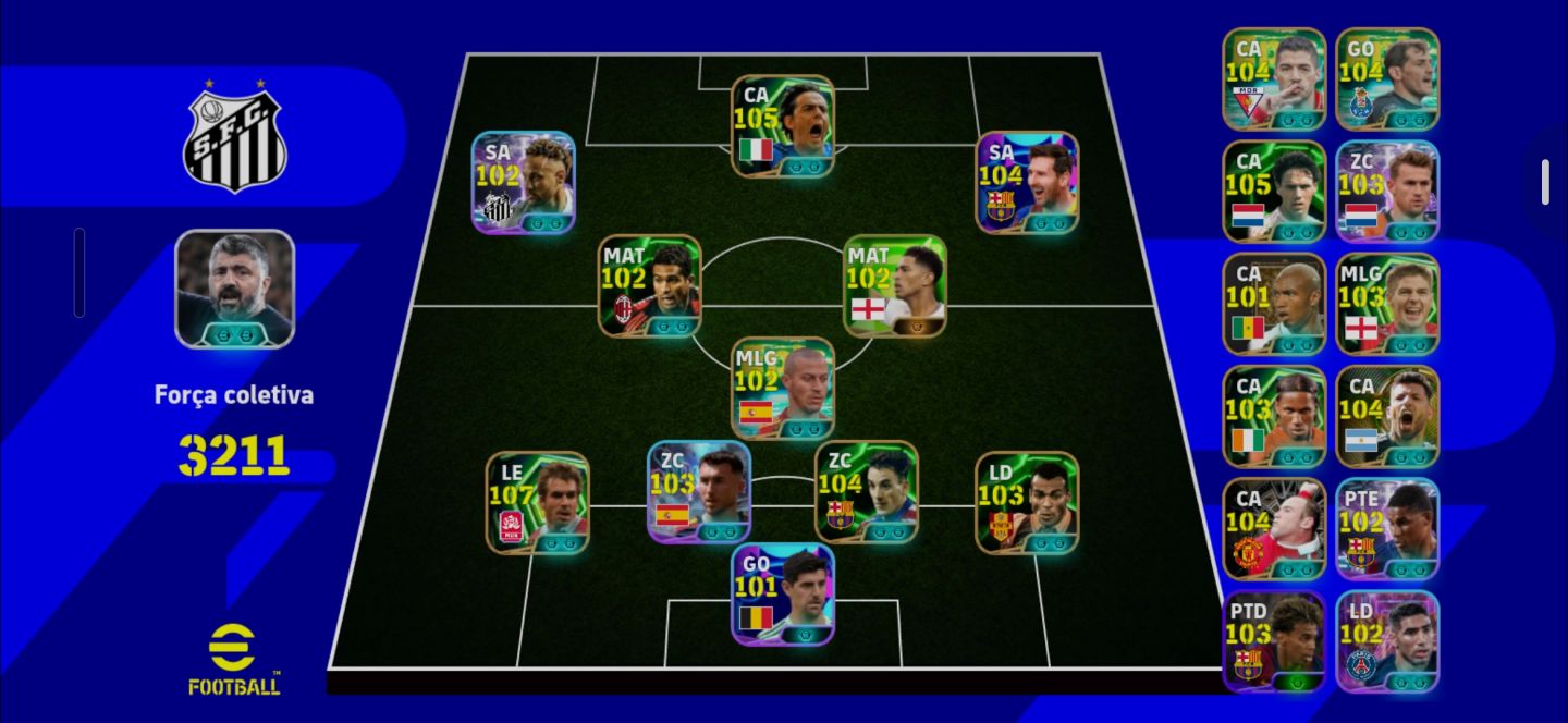 CONTA DE EFOOTBALL MUITO TOP!!