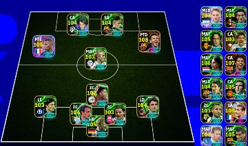Conta eFootball 2026 Full 3248 | Messi Blitz Curler + Neymar Santos + Mbappé