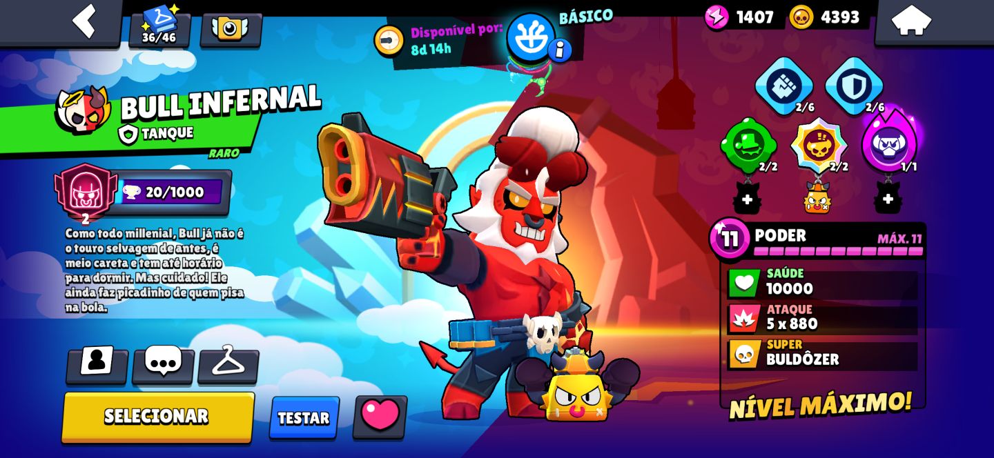 Conta brawlstars 100k trofeus