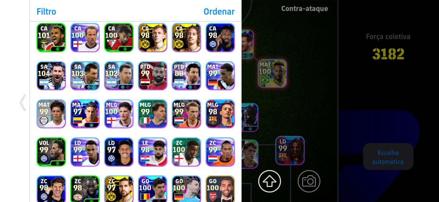 Conta com ronaldinho big time