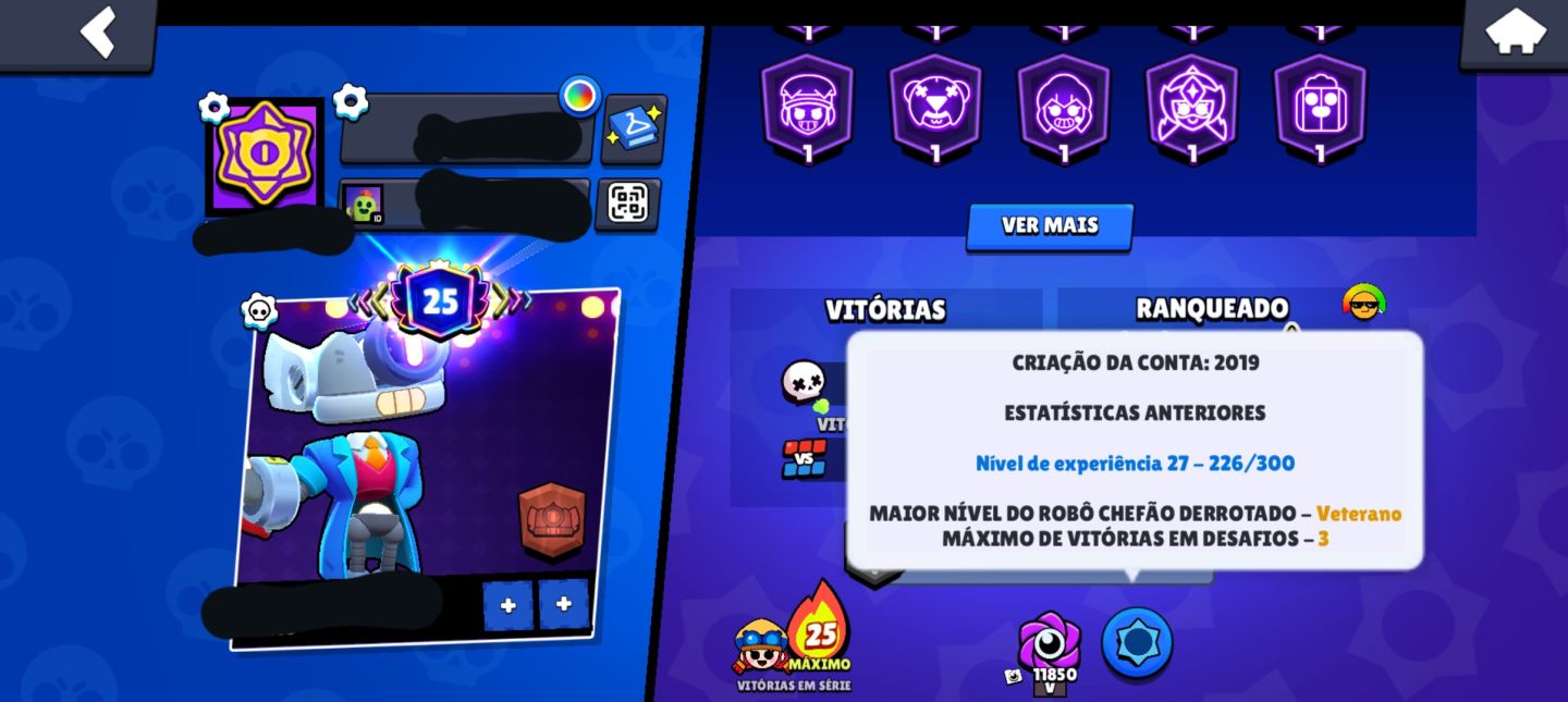 Brawl Stars | 38K Troféus | Conta 2019 | Skins Raras, Míticas e Lendárias