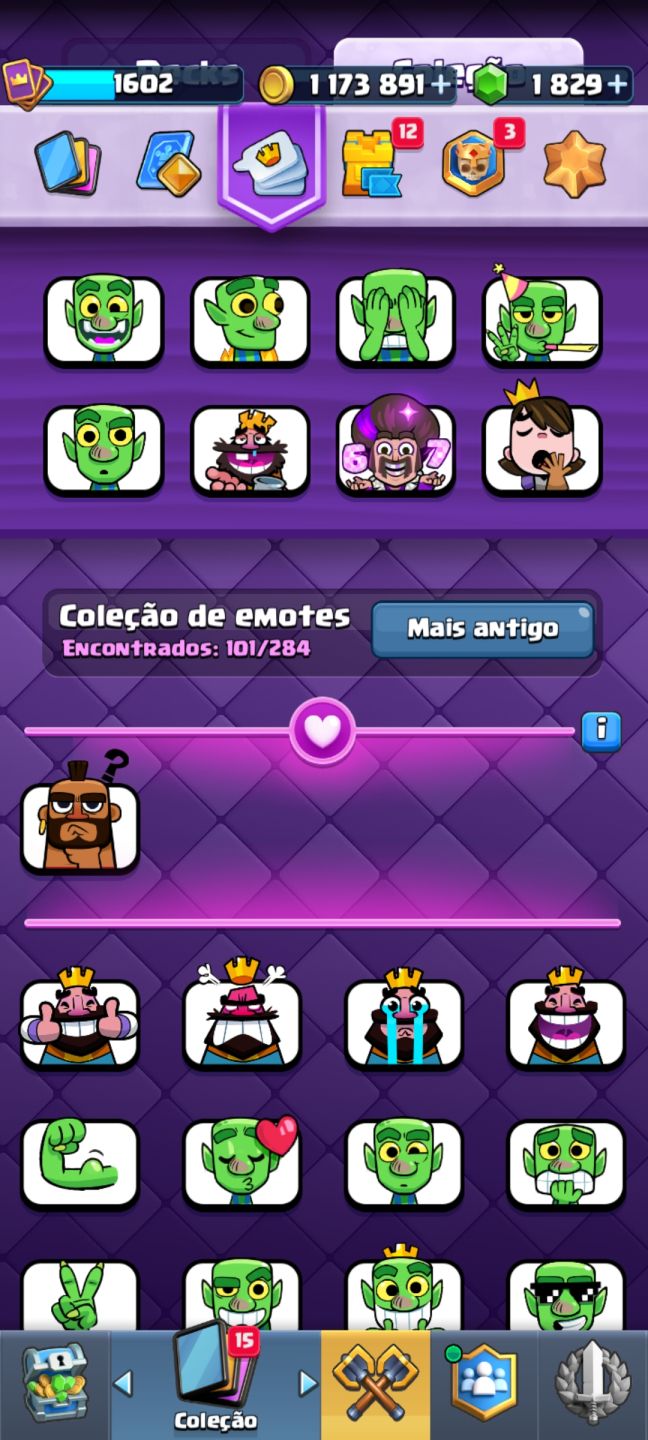 Conta clash royale 10 anos