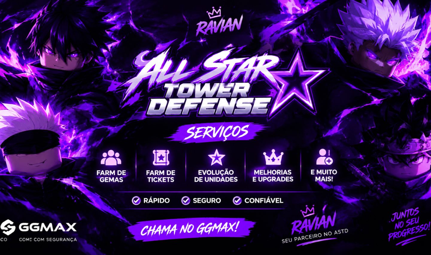 Serviços no All Stars Tower Defense(ASTD)! Os melhores preços da GGMAX!!