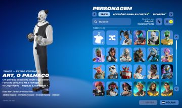 CONTA FORTNITE 143 SKINS + 174 JOGOS EPIC