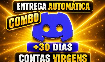 COMBO 2 CONTAS DISCORD 30+ DIAS DE CRIAÇÃO - EMAIL+SENHA+TOKEN [PREÇO BAIXO]