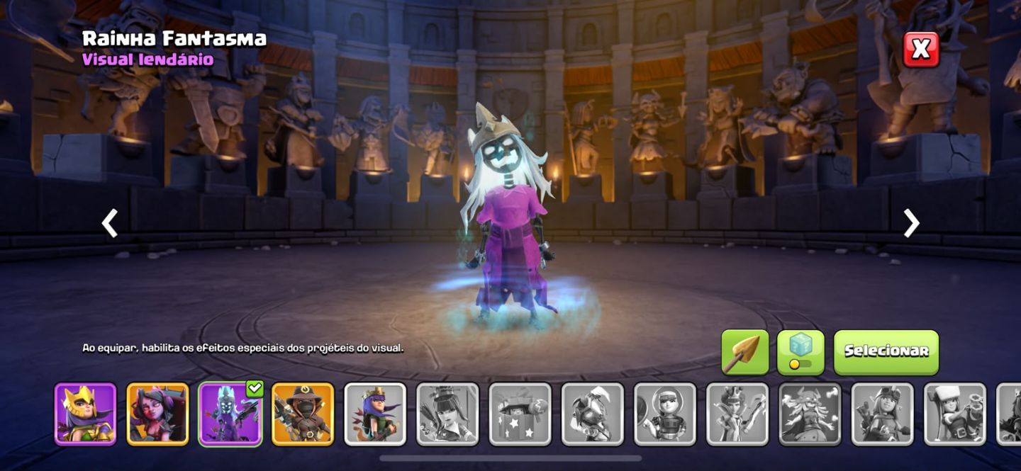 Conta Clash of Clans Nível 235 Heróis Altos Skins Lendárias Equipament Evoluídos