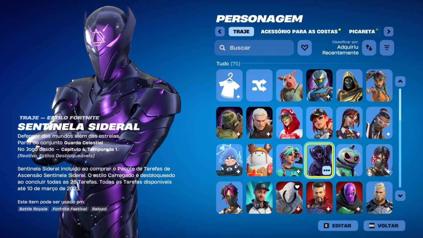 CONTA DE FORTNITE COM 73 SKINS | Glitch | PROMOÇÃO!