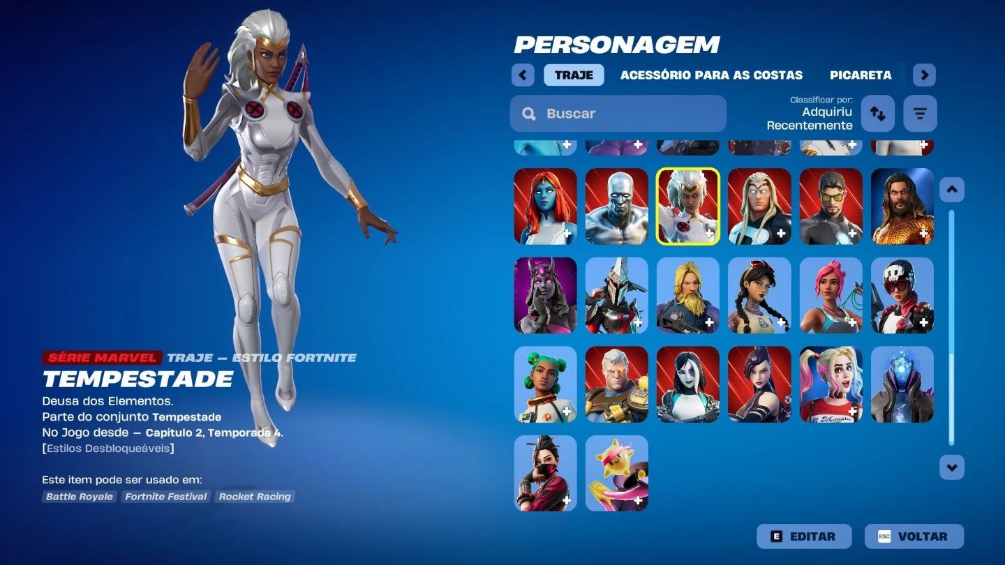 ACEITO NEGOCIAR FORTNITE Epic Varios Jogos, Varias Skins de passes antigos