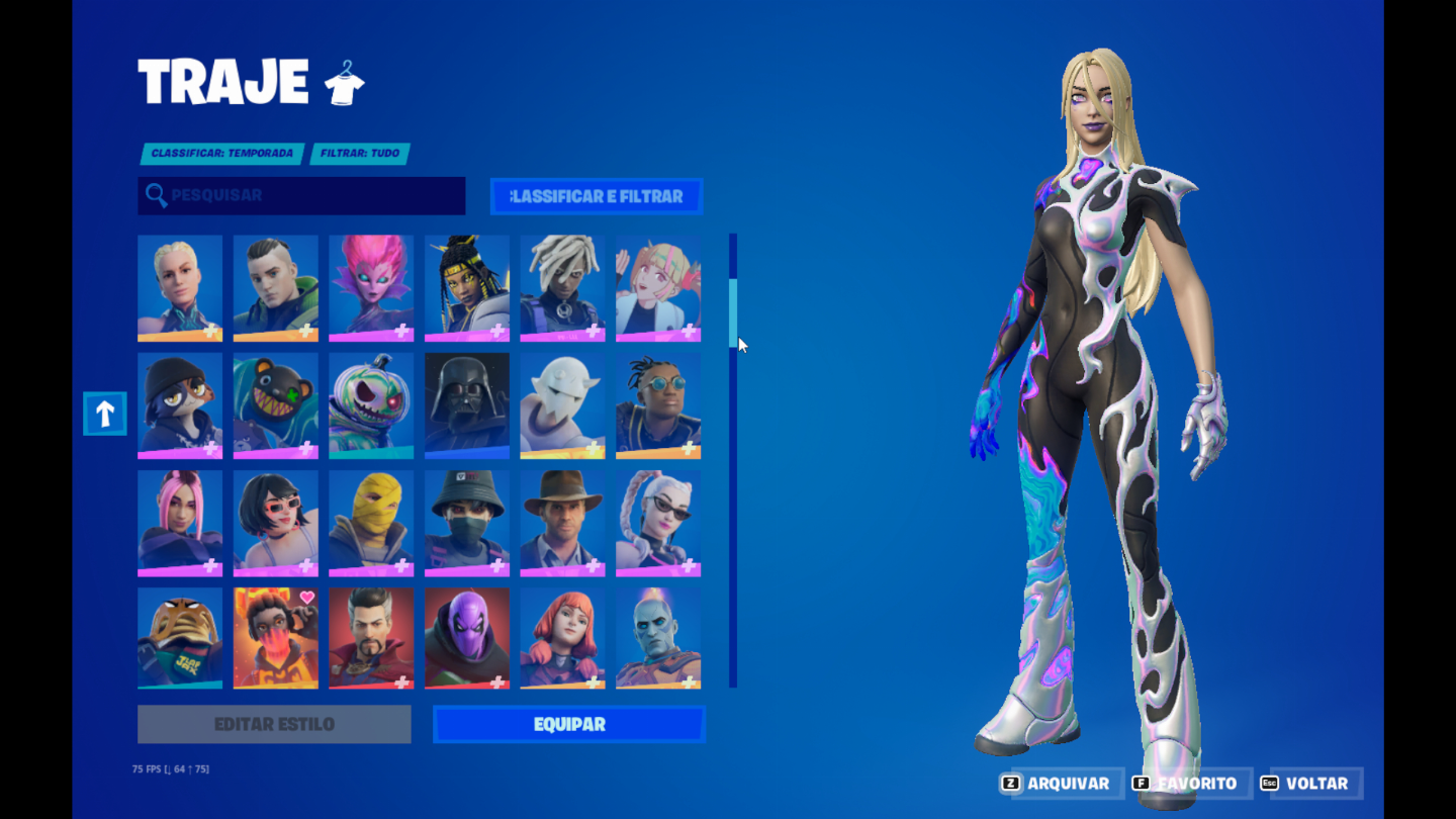 Conta de fortnite old + salve o mundo old + conta epic com 125 jogos