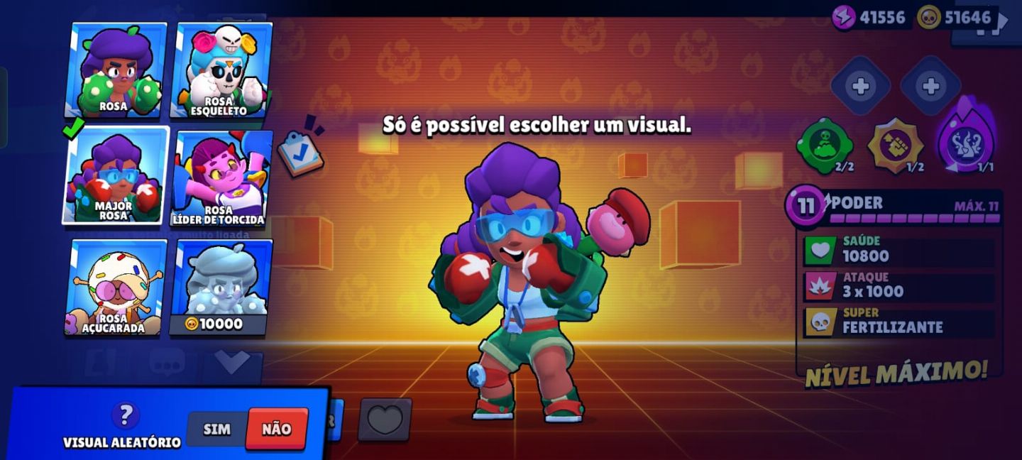 Conta Brawl Stars 61K, +590 gemas, +45k de ouro, Skins Raras, 107 Brawlers