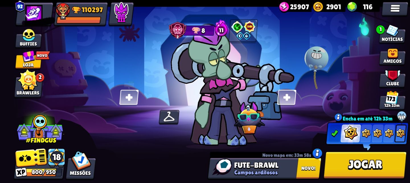 [VENDA] CONTA BRAWL STARS 110K TROFÉUS | VENDA RÁPIDA