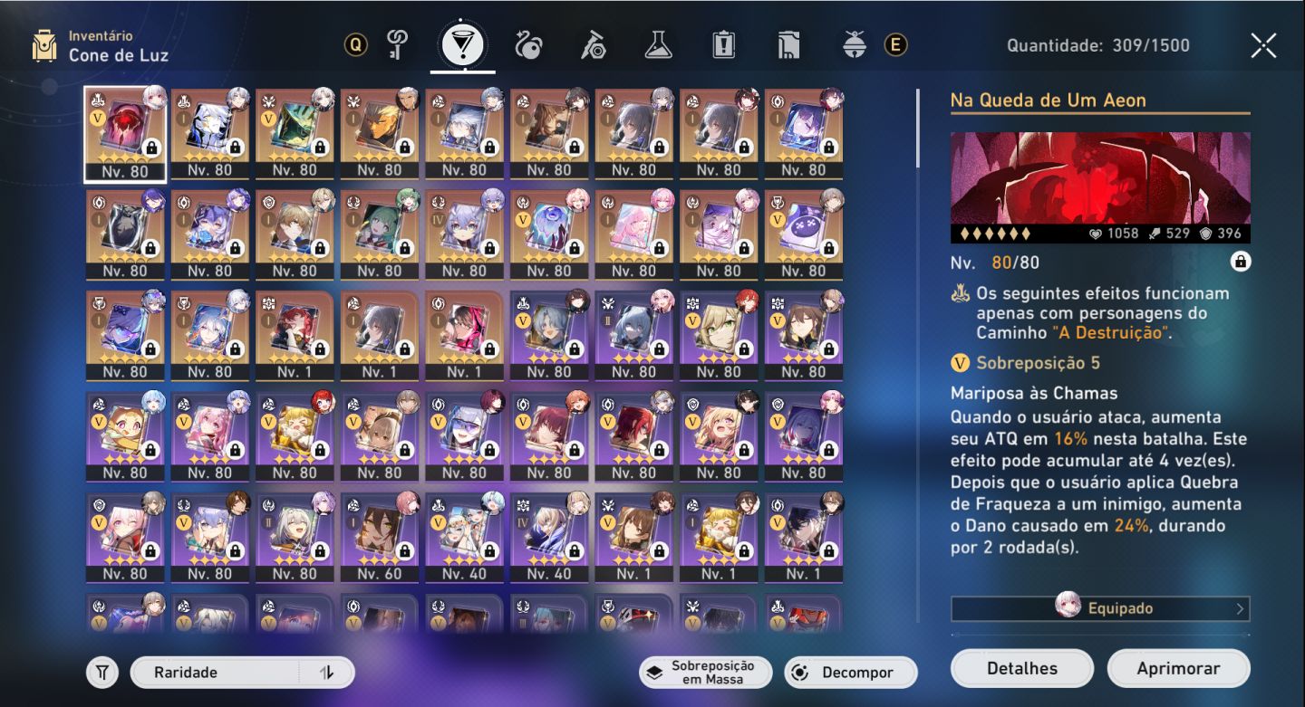 [Honkai Star Rail] Conta Endgame | Phainon E2S1 + Cyrene E2S1 + Acheron E2S1