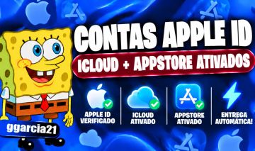 Contas Apple Id | Icloud + Appstore Ativados | Entrega Automática!