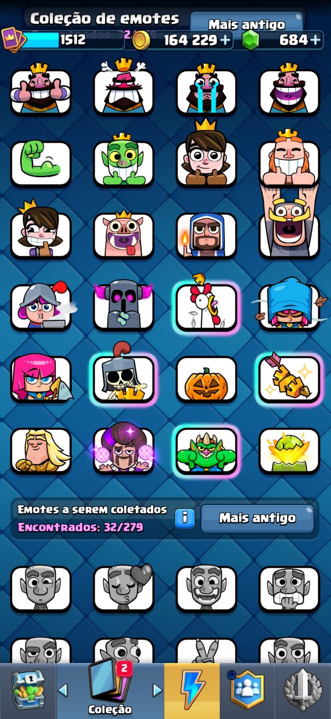 Conta Clash Royale Boa reputação (10.100 coroas atualizado)