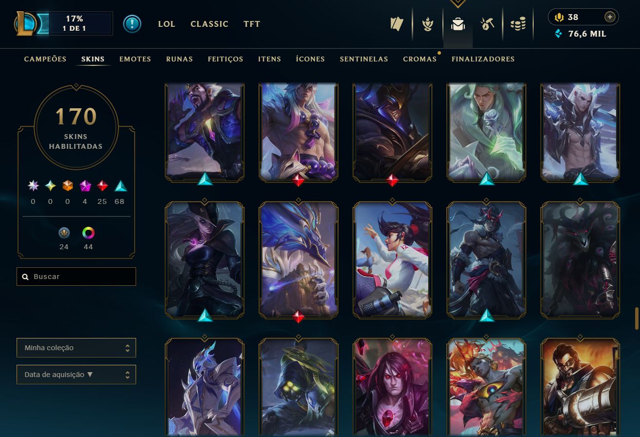CONTA DE VALORANT E LEAGUE OF LEGENDS