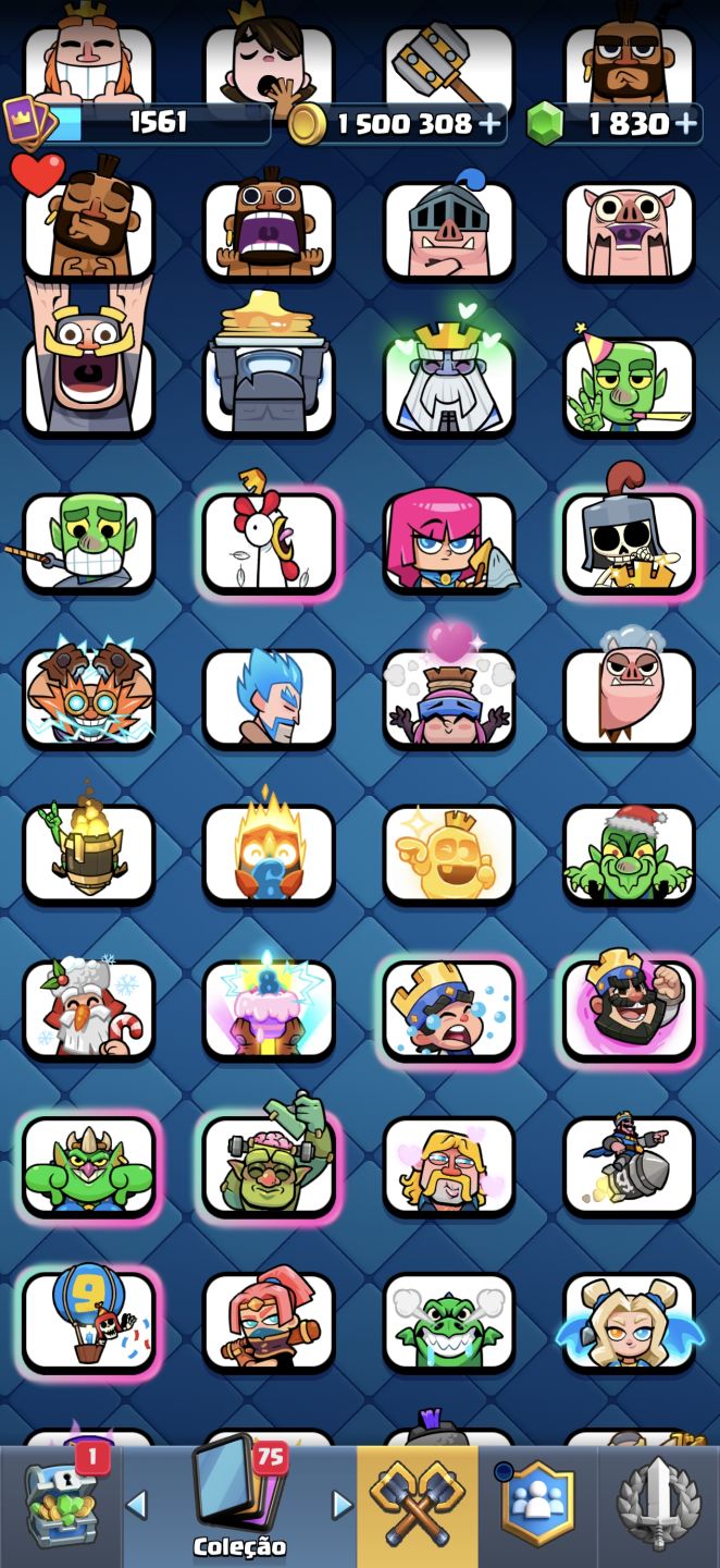 CONTA DE CLASH ROYALE 9 NAOS ANTIGUIDADE