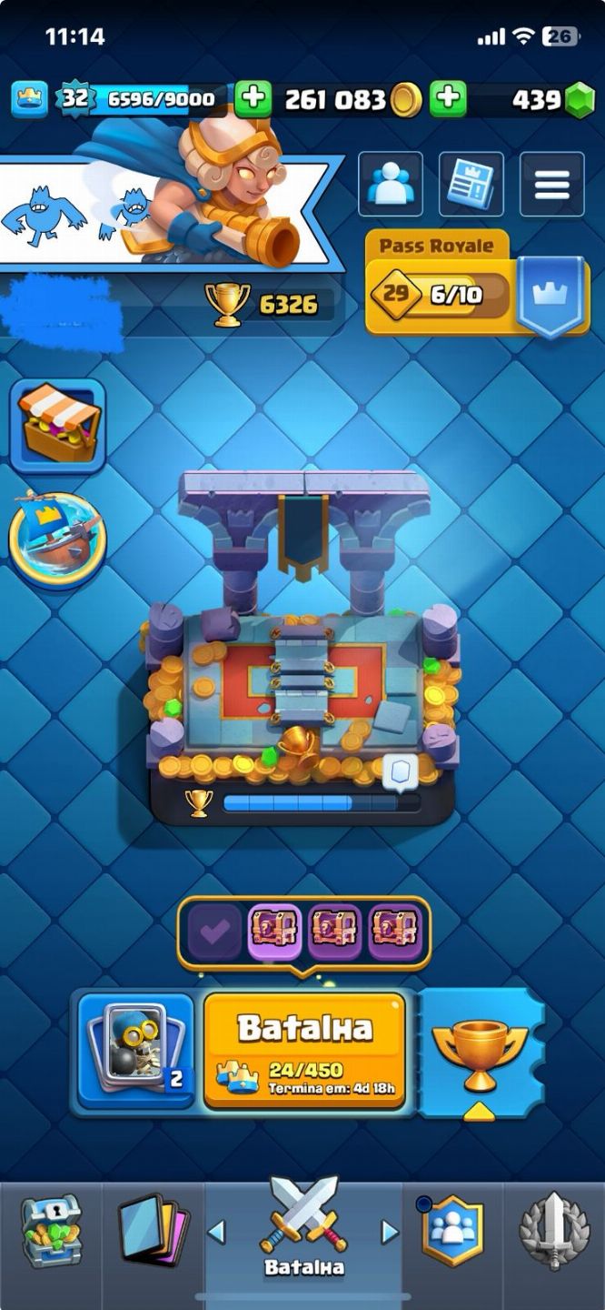 Conta de Clash Royale Básica