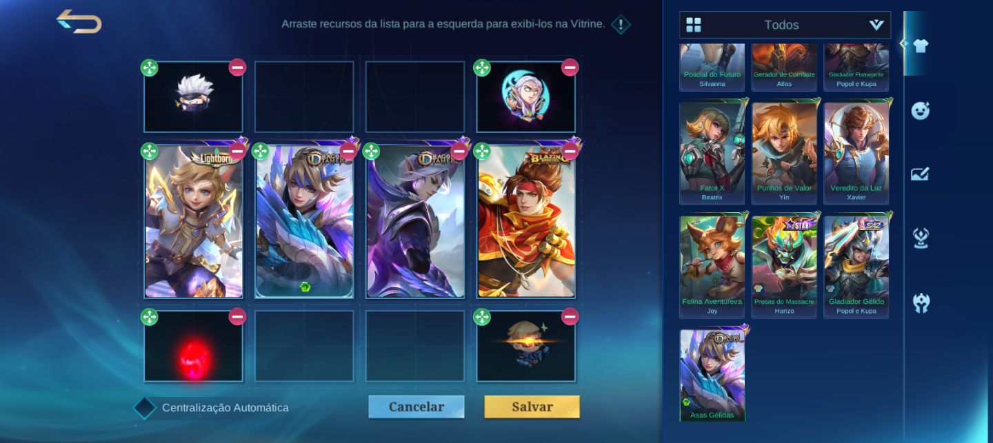 CONTA MLBB SMURF - LIGHTBORN + 2x DRAGON TAMER + BLAZING WEST | FULL ACESSO