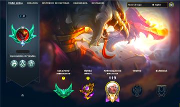 SKIN TWITCH CAÇADOR DE DRAGÕES + [ ESMERALDA 3 60% DE WIN RATE ] + [ MAIN ADC ]