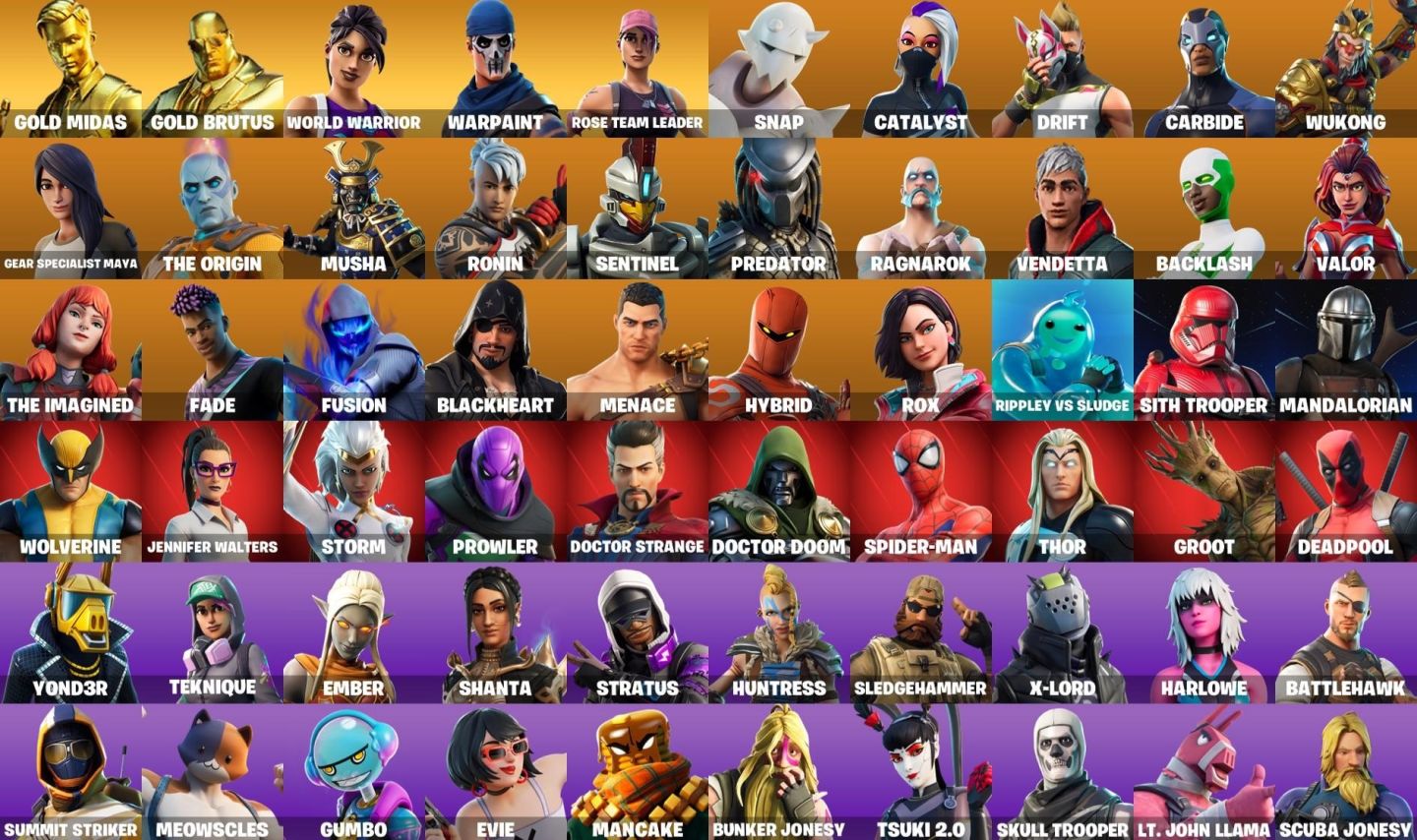CONTA FORTNITE 95 SKINS SALVE O MUNDO FUNDADOR + SKINS WORLD CUP 2019