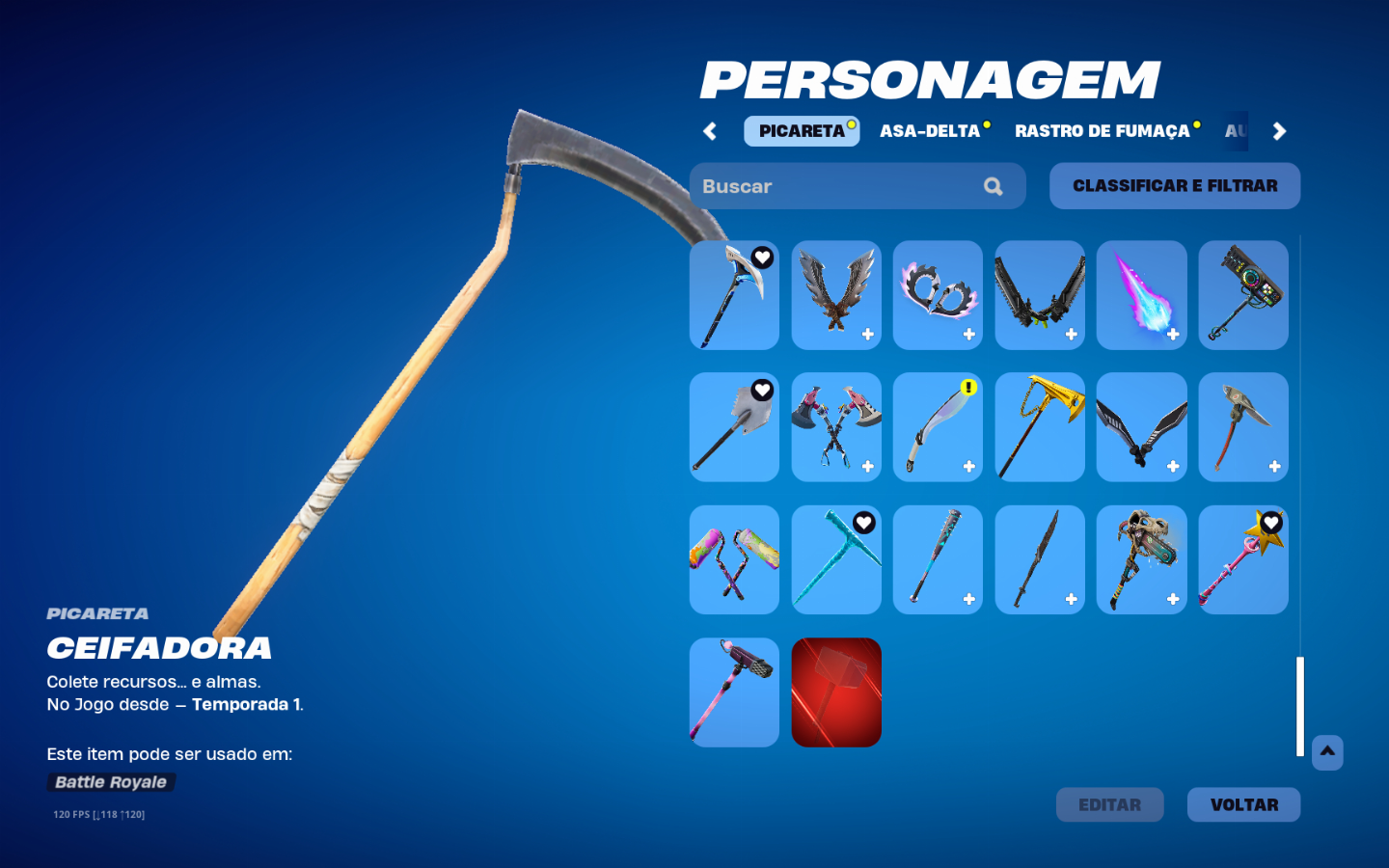 Conta Fortnite com salve o mundo ZERADO E FUNDADOR n aceito trocas, apenas venda