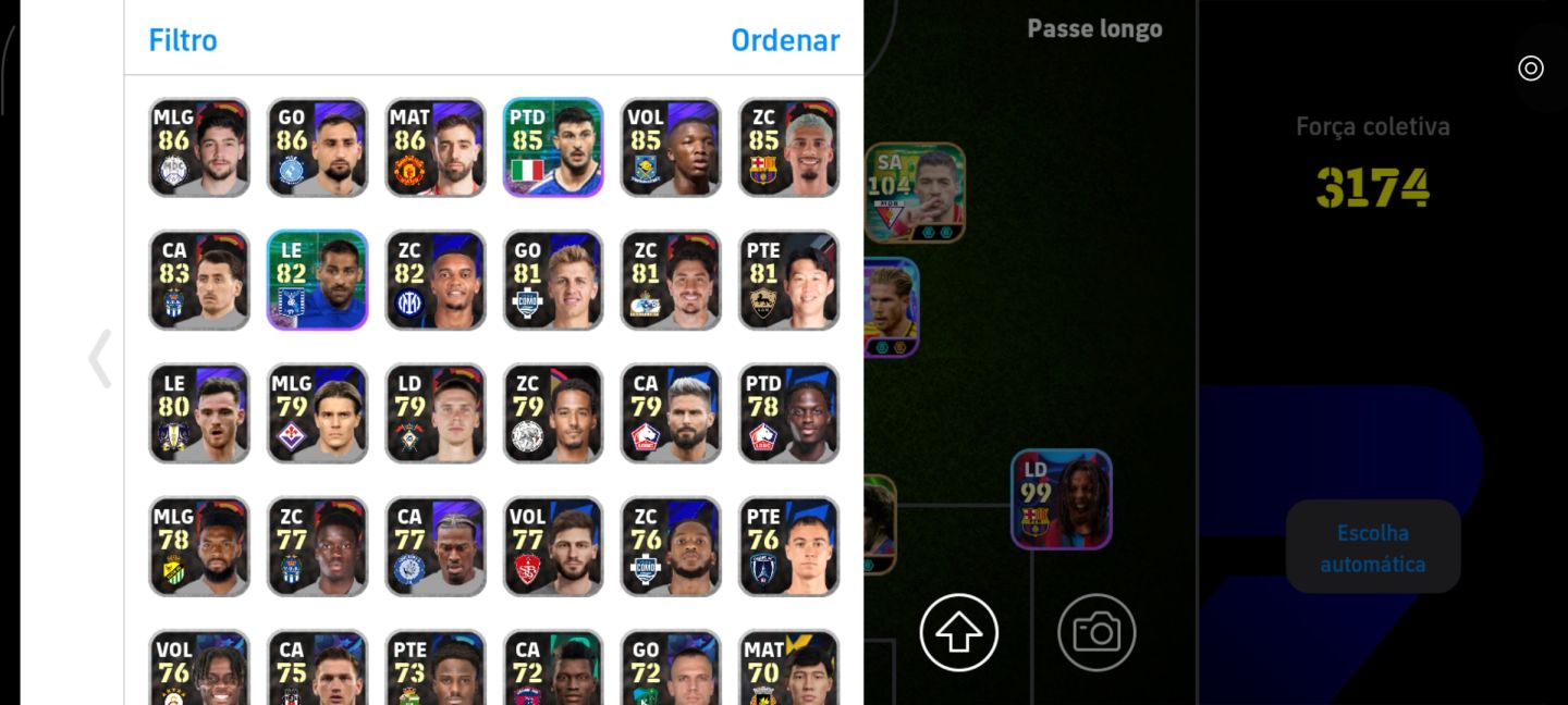 CONTA eFOOTBALL CR7 107! FORÇA 3174 + DE BRUYNE 105 COM DOIS BIG TIME!!