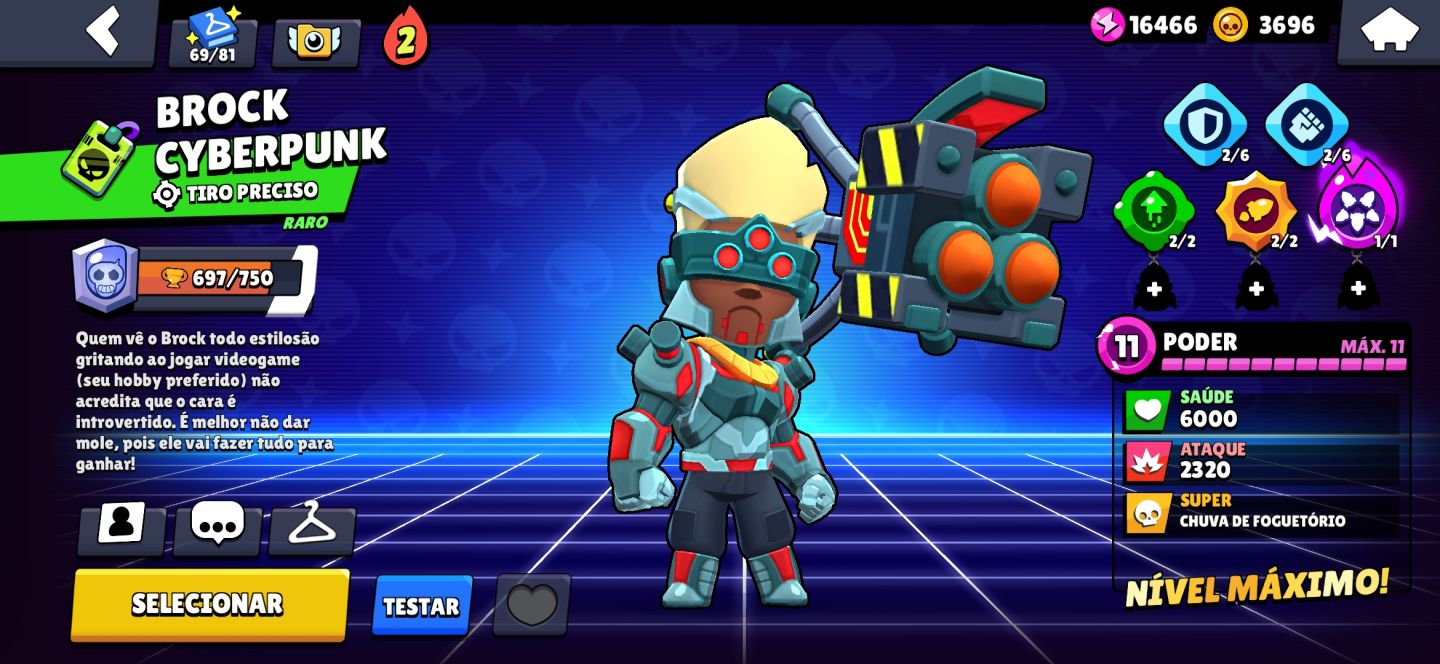 CONTA BRAWL STARS 2019 57.742 TROFÉUS 107 BRAWLERS E 581 SKINS RARAS