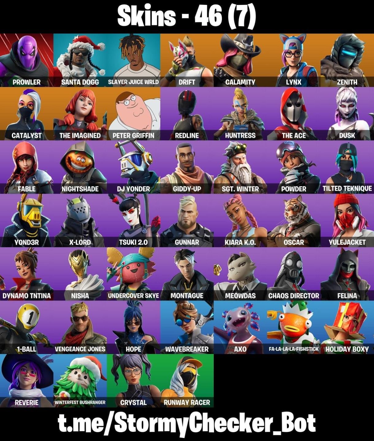 CONTA FORTNITE COM ATEMPORAL, LYNX, 1.550 VBUCKS E 46 SKINS - ENTREGA AUTOMÁTICA